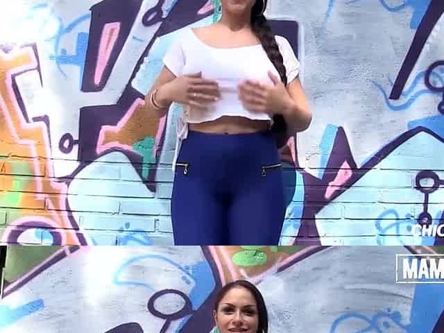Mamacitaz - Massive Breasts Marta La Croft is Insane Sufficiently to Ride Dick Outdoor