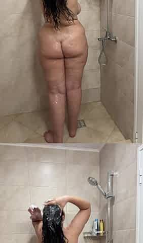 Surprise Stepmommy Under the Shower and Fuck