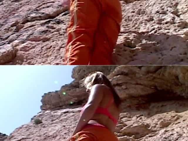 Jenny: Hot Spanish Amateur Babe Stripping in the Rocks