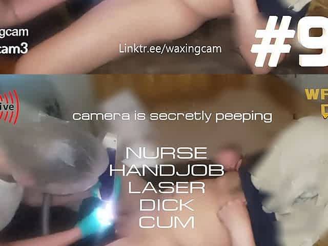 #96 Nurse Handjob Laser Dick Cum
