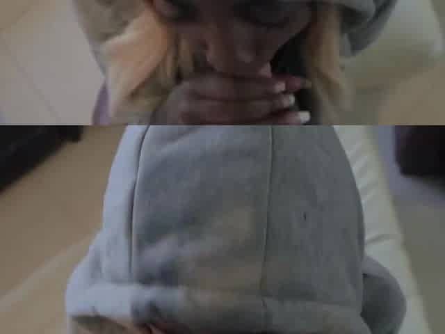 Thick Ebony Girl In Thong And Hoodie Rides Her White Boyfriends Cock - West Indie Princess