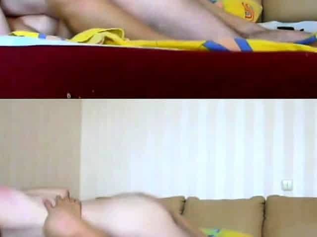 Russian Student Couple Homemade