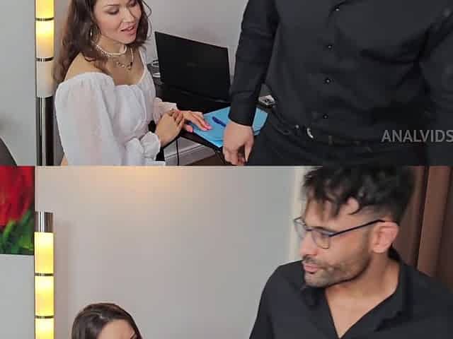 Salary raise goes DAP, MILF Kristina Grace Rough DP/DAP, cumshots