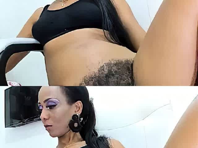 Lonely housewife wears sexy lingerie for solo masturbation