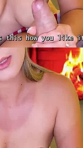 My Stepsister Wants Me to Fuck Her Pink Pussy, Beautiful Blonde Stepsister Rides a Huge Cock
