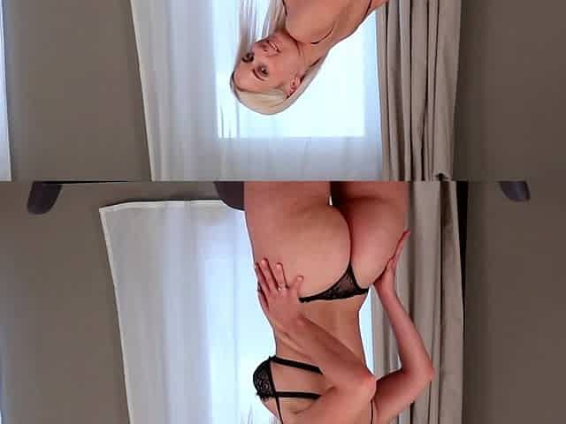 Blonde Milf Sharon's Solo Masturbating Spree Showcases Her Big Ass