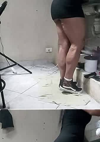 Dani Fitness in the Kitchen, All Naughty and Hot