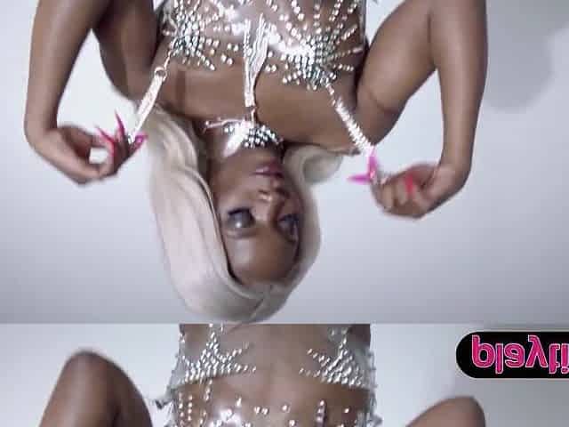 Tiny breathtaking black mother I'd like to fuck Ana Foxxx undresses to flaunt bubble booty