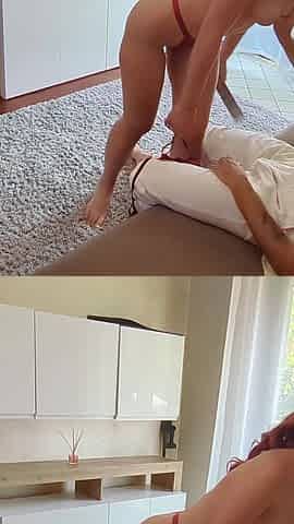 My Nympho Stepsister Wants Always to Fuck, She Swallows My Cum Like a Slut