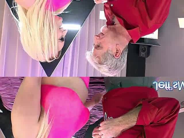 Blonde Plumper Amber Kush Has Him Fuck Her Pussy Deep