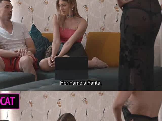 S5E4: Will Step Son Let Step Mama Use Fanta Sie for Forbidden Pleasure in threesome Shared Couch Tease?