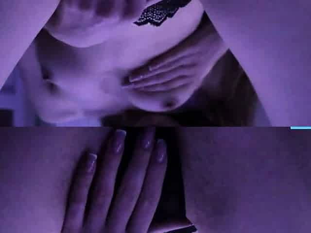 Blonde Teen Fingers Herself to Orgasm Before Bed