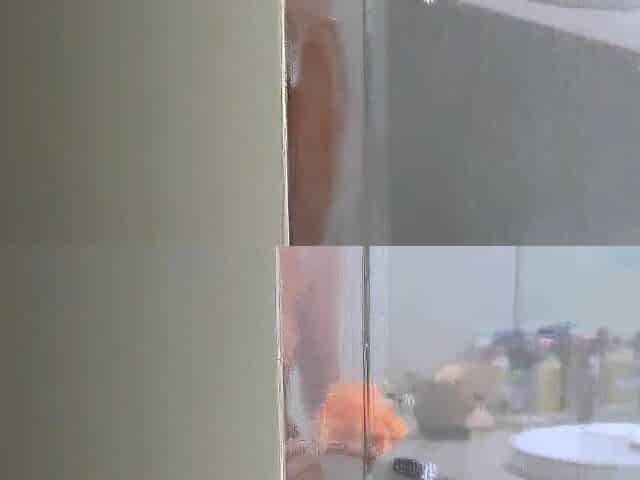 Hot Roommate in the Shower and Implores for a Coarse Bang