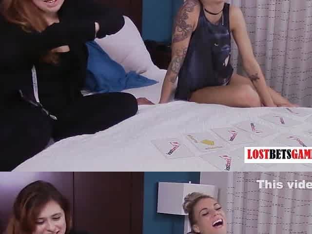 Girls In A Hotel Room Have A Little Fun