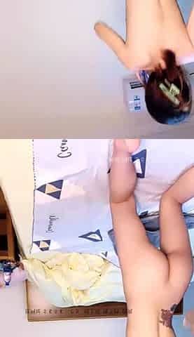 Horny amateur web cam teen girl takes a toy deep inside