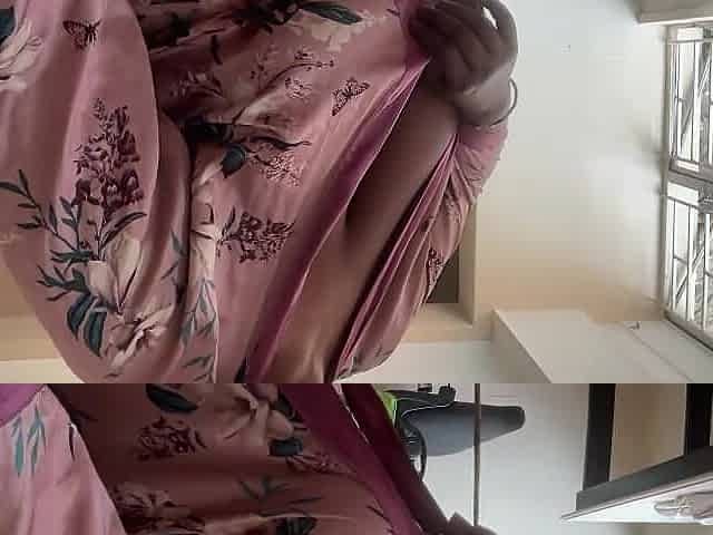 Busty BBW Stripteasing