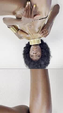 Petite African Goddess Pleasure Ritual
