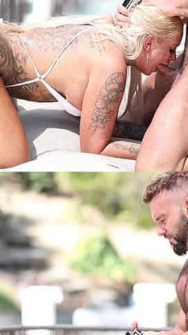 Blonde Babe Fat Ass Stephanie Love Sucking My Cock