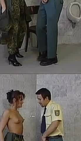 Brunette Horny MILF Suck a Big Cock of a Prison Guard Before She Get Fuck