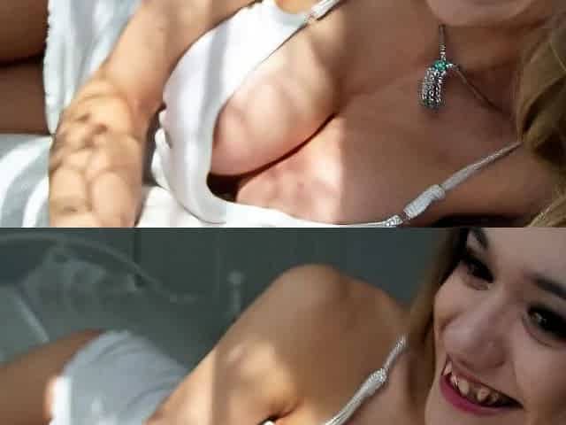 Curly Blonde Teen Records Solo Dildo Masturbation More at