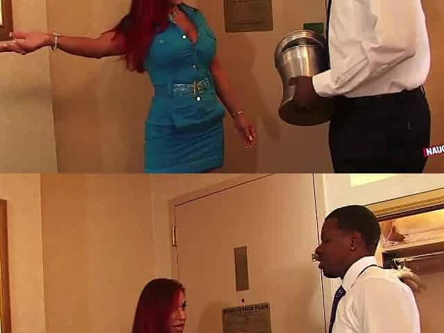 The tv was broken so this babe wanted a thick bbc to entertain her