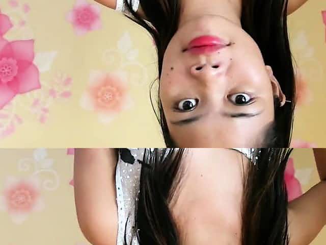 Petite Filipina amateur poses nude for photos before being