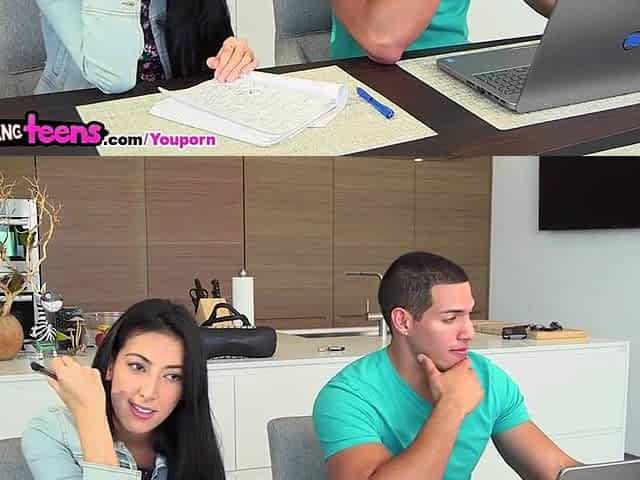 Mommys Screw Teens - Hawt shower three-some
