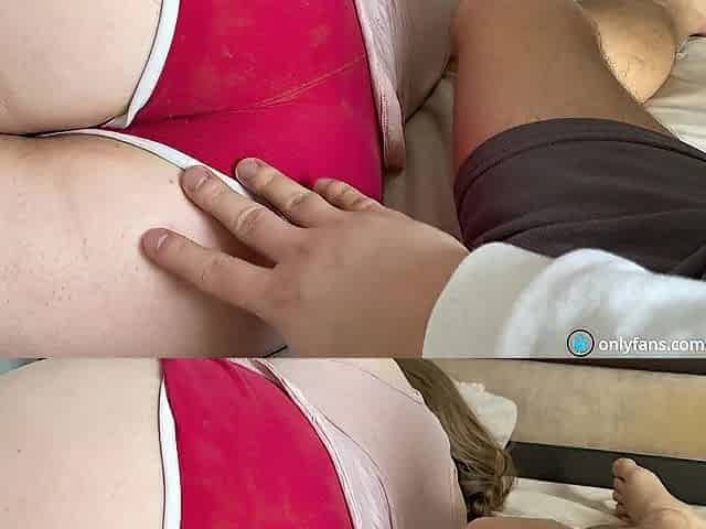 My Stepsister helped me cum after catching me masturbating