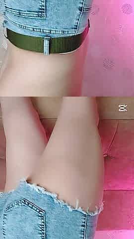 Cute Sassy Femboy Rocking Cowgirl Style Crop Shirt & Butt Shorts - 90+ Minutes of Live Enjoyment