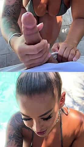 Pretty Bombshell Hayley Davis Is A Real Cock Lover