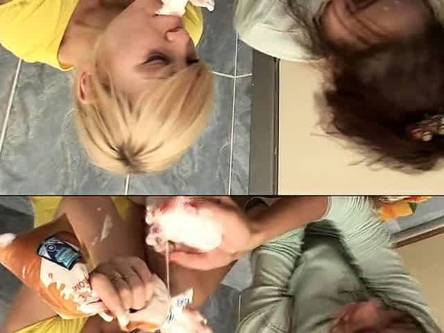 Small titted teen from EU masturbating
