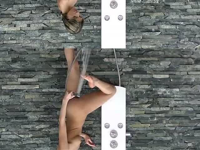 Lesbian brunette fulfill her friend's thirst