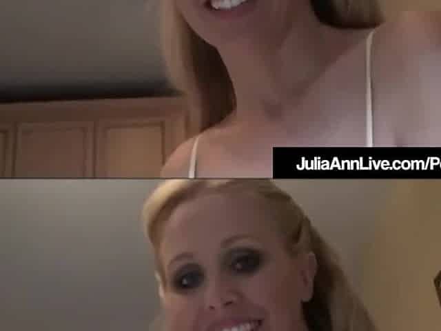 Breasty mother I'd like to fuck Julia Ann Wraps Her Luscious Lips On A Hard Penis!