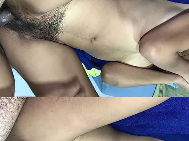 Huge Creampie Inside Hairy And Creamy Pussy Latina Teen After Being Fucked Doggystyle