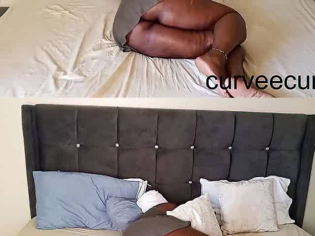 Excited Black Thick Haunches in Daybed - Come Bang Me