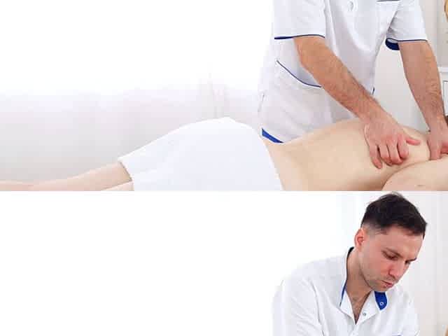 The beauty's massage ends with deep anal sex