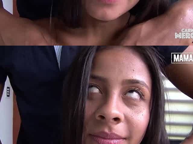 Lustful Tiny Latin chick Pounded Unfathomable by Casting Agent - CARNE DEL MERCADO