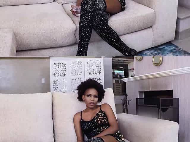 HUGE NATURAL TITS Black MILF Banged Hard