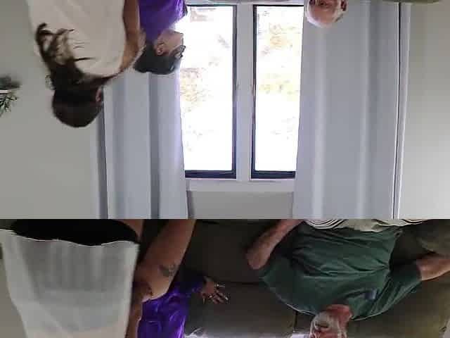 Batgirl supergirl screwed by grand-daddy