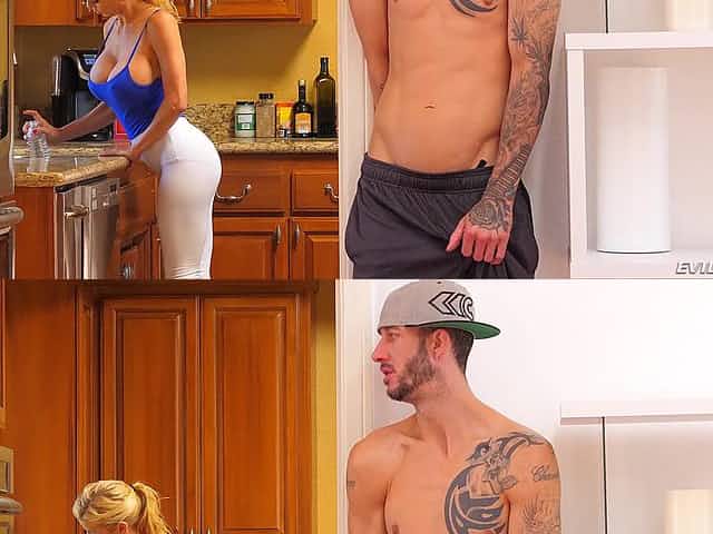 Milf Alexis with fake tits riding long dick hardcore