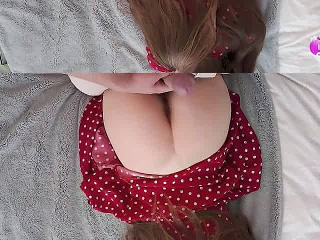 Step-Sister No Pants Underneath Costume Creampie