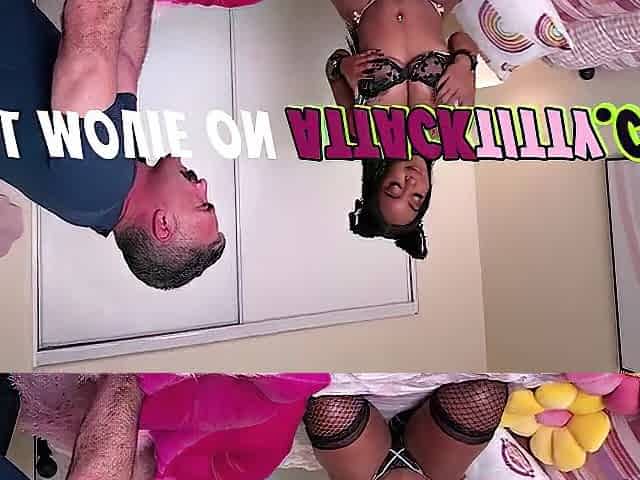 Hawt Black With Large Melons and Booty Banged in Mums Room