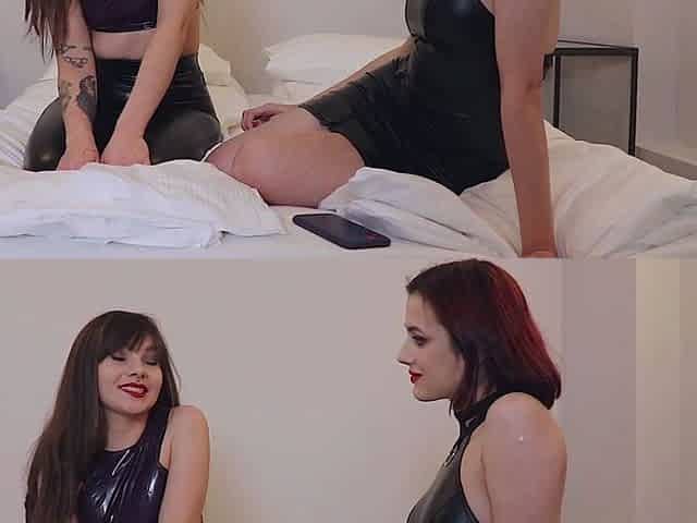 Lesbian foot fetish trio