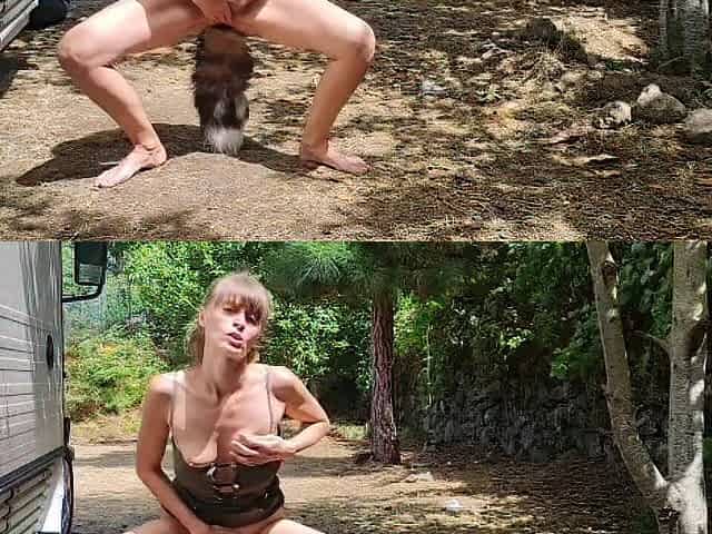 How a mother I'd like to fuck whores in public with a vibrator and anal put in