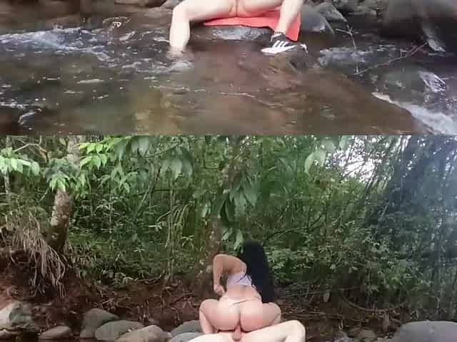 LAST PART. They meet at the river and BANG MY BOOTY.. SEX IN THE FOREST alexachris20