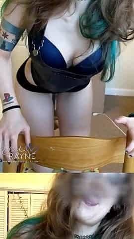 POV Lapdance gets impure Striptease Masturbation with Pornstar Electra Rayne - Teaser
