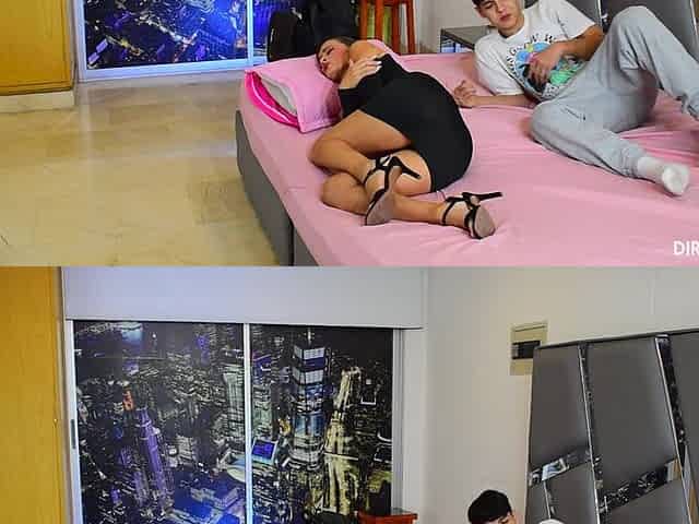 Horny Stepmother Fucks Her Stepson on Vacation.