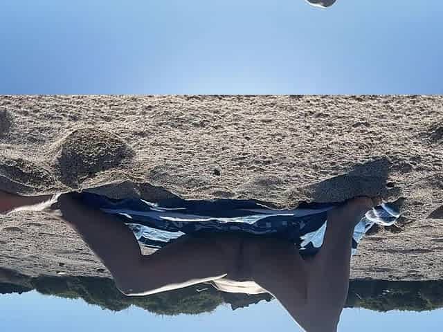 Caught Naked Girl Masturbation on the Beach