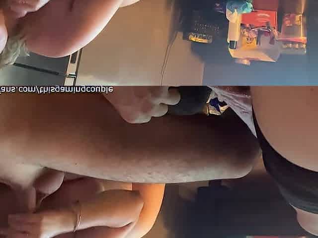 My CUCKOLD HUBBY SITS next of my LOVER whilst i SUCK HIM and BANG HIM!!
