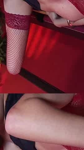 Lux Kittens Scene-1_busty Blonde Lesbians Fuck Each Other with a Double Dildo Until They Cum Together